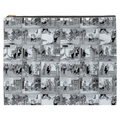 Old Comic Strip Cosmetic Bag (xxxl)  by Valentinaart