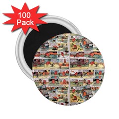 Old Comic Strip 2 25  Magnets (100 Pack)  by Valentinaart