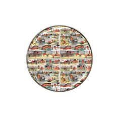 Old Comic Strip Hat Clip Ball Marker (4 Pack) by Valentinaart