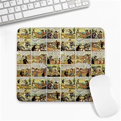 Old Comic Strip Large Mousepads by Valentinaart