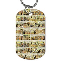 Old Comic Strip Dog Tag (two Sides) by Valentinaart