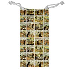 Old Comic Strip Jewelry Bag by Valentinaart