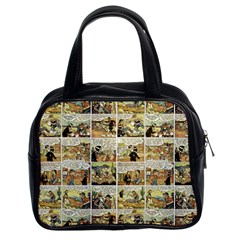 Old Comic Strip Classic Handbags (2 Sides) by Valentinaart