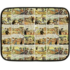 Old Comic Strip Double Sided Fleece Blanket (mini) 