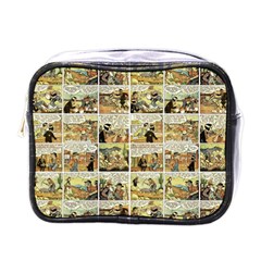 Old Comic Strip Mini Toiletries Bags by Valentinaart