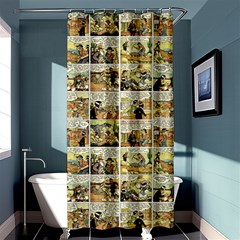 Old Comic Strip Shower Curtain 36  X 72  (stall)  by Valentinaart