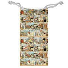 Old Comic Strip Jewelry Bag by Valentinaart