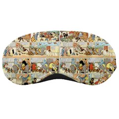 Old Comic Strip Sleeping Masks by Valentinaart