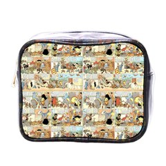 Old Comic Strip Mini Toiletries Bags by Valentinaart