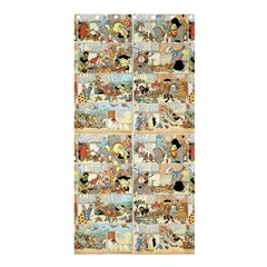 Old Comic Strip Shower Curtain 36  X 72  (stall)  by Valentinaart