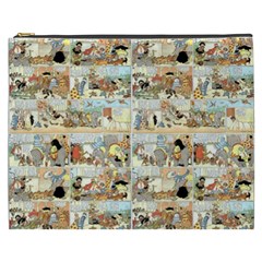 Old Comic Strip Cosmetic Bag (xxxl)  by Valentinaart