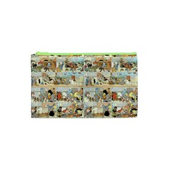 Old Comic Strip Cosmetic Bag (xs) by Valentinaart