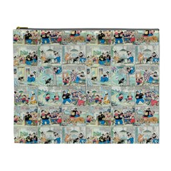 Old Comic Strip Cosmetic Bag (xl) by Valentinaart