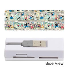 Old Comic Strip Memory Card Reader (stick)  by Valentinaart