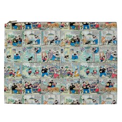 Old Comic Strip Cosmetic Bag (xxl)  by Valentinaart