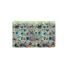 Old Comic Strip Cosmetic Bag (xs) by Valentinaart