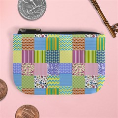 Old Quilt Mini Coin Purses by Valentinaart