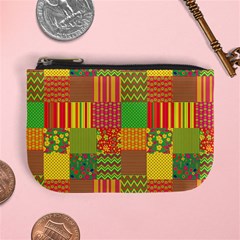 Old Quilt Mini Coin Purses by Valentinaart