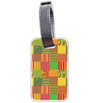 Old Quilt Luggage Tags (Two Sides) Front