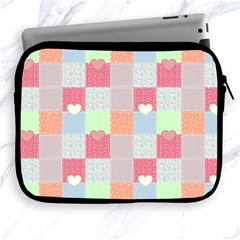 Patchwork Apple Ipad 2/3/4 Zipper Cases by Valentinaart