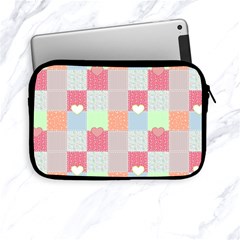 Patchwork Apple Ipad Mini Zipper Cases by Valentinaart