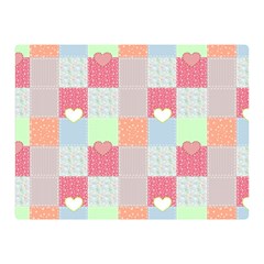 Patchwork Double Sided Flano Blanket (mini)  by Valentinaart