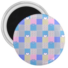 Patchwork 3  Magnets by Valentinaart