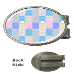 Patchwork Money Clips (oval) 