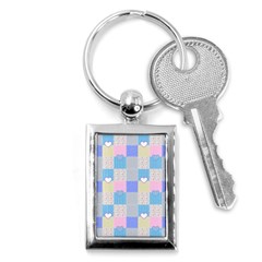 Patchwork Key Chains (rectangle)  by Valentinaart