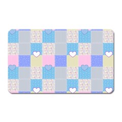 Patchwork Magnet (rectangular) by Valentinaart