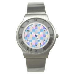 Patchwork Stainless Steel Watch by Valentinaart