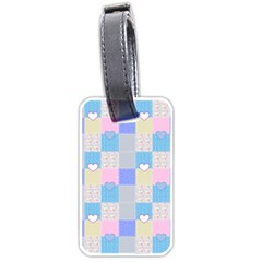 Patchwork Luggage Tags (one Side)  by Valentinaart