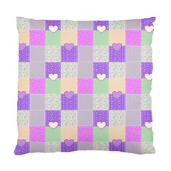 Patchwork Standard Cushion Case (one Side) by Valentinaart