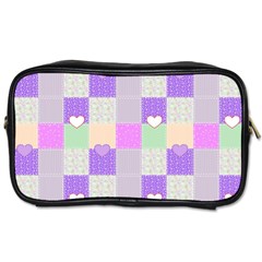 Patchwork Toiletries Bags by Valentinaart