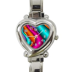 Fractal Wallpaper Color Pipes Heart Italian Charm Watch by Amaryn4rt