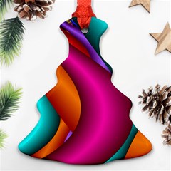 Fractal Wallpaper Color Pipes Ornament (christmas Tree)  by Amaryn4rt