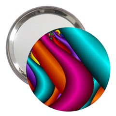 Fractal Wallpaper Color Pipes 3  Handbag Mirrors by Amaryn4rt