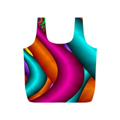 Fractal Wallpaper Color Pipes Full Print Recycle Bags (s)  by Amaryn4rt