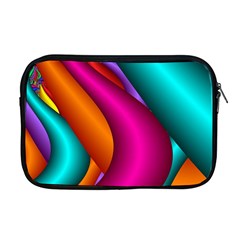 Fractal Wallpaper Color Pipes Apple Macbook Pro 17  Zipper Case by Amaryn4rt