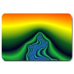 Fractal Wallpaper Water And Fire Large Doormat  30 x20  Door Mat