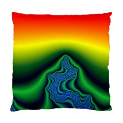 Fractal Wallpaper Water And Fire Standard Cushion Case (two Sides) by Amaryn4rt