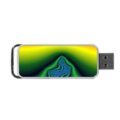 Fractal Wallpaper Water And Fire Portable Usb Flash (one Side) by Amaryn4rt