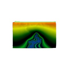 Fractal Wallpaper Water And Fire Cosmetic Bag (xs) by Amaryn4rt