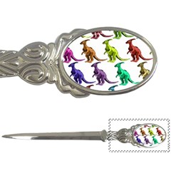 Multicolor Dinosaur Background Letter Openers by Amaryn4rt