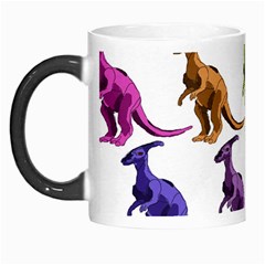 Multicolor Dinosaur Background Morph Mugs by Amaryn4rt