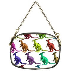 Multicolor Dinosaur Background Chain Purses (one Side)  by Amaryn4rt