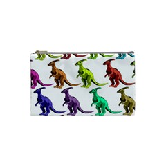 Multicolor Dinosaur Background Cosmetic Bag (small)  by Amaryn4rt