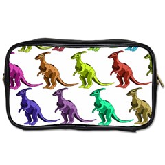 Multicolor Dinosaur Background Toiletries Bags 2-side by Amaryn4rt