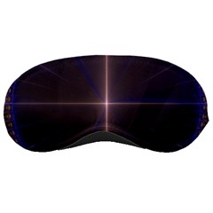 Color Fractal Symmetric Blue Circle Sleeping Masks by Amaryn4rt