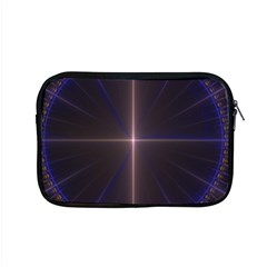 Color Fractal Symmetric Blue Circle Apple Macbook Pro 15  Zipper Case